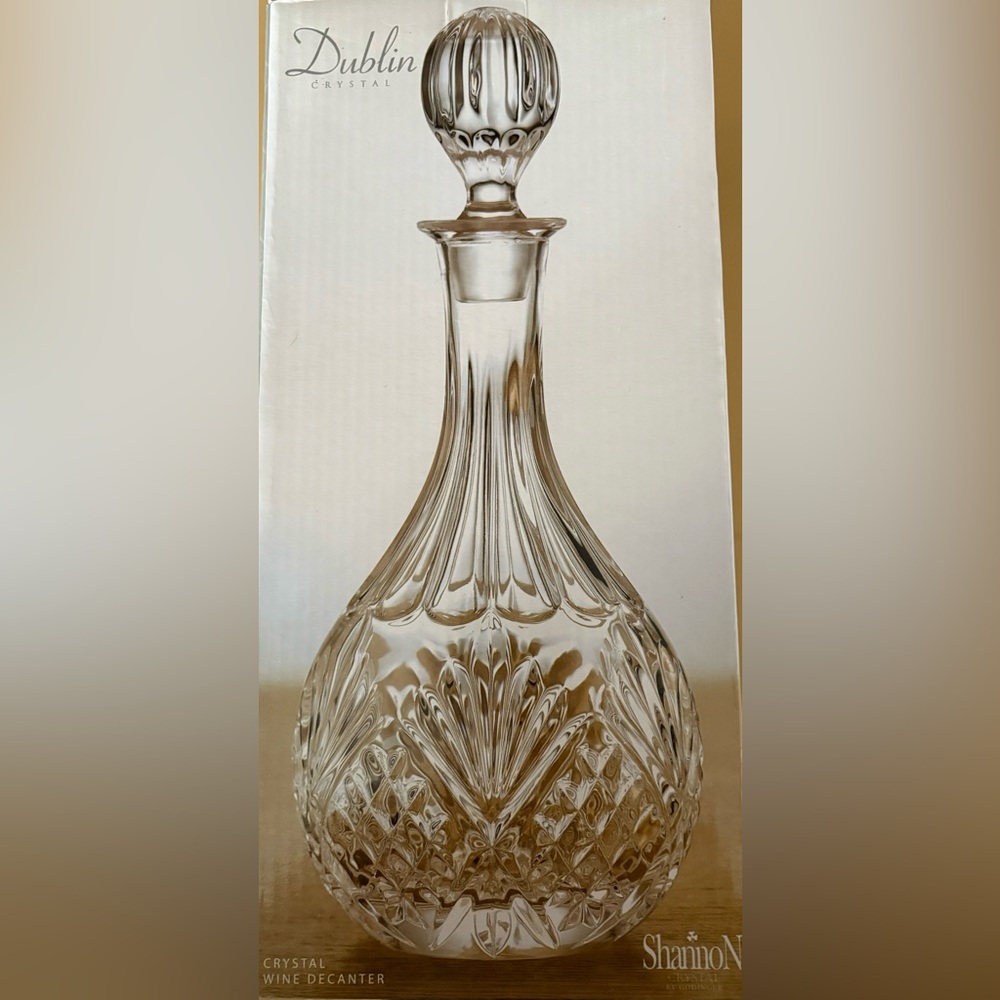 Dublin crystal wine decanter